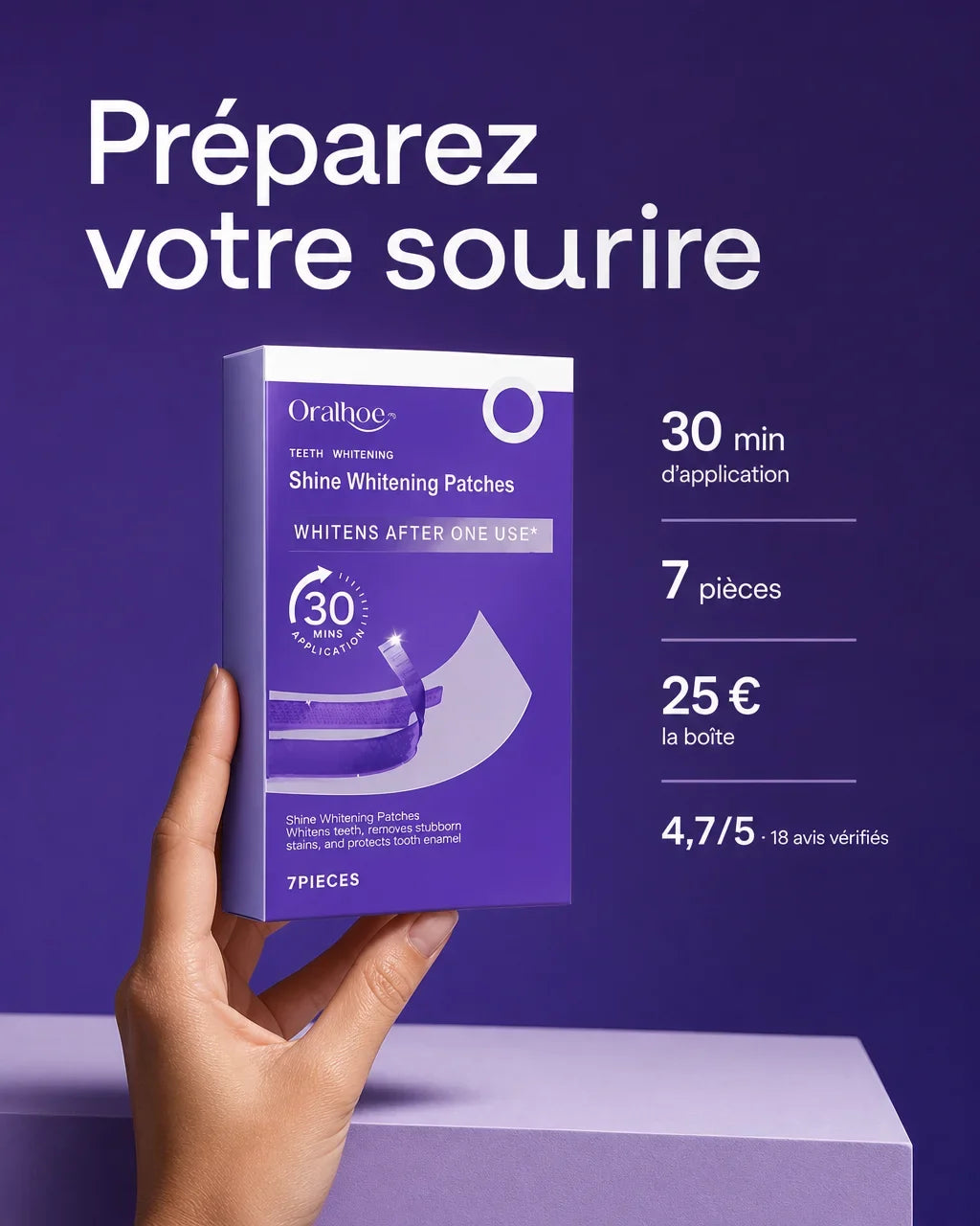 [Scale AI] usp_icons — Bandes blanchissantes violettes pour les dents